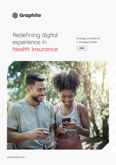 Redefining health insurance CX Graphite Digital Page 01